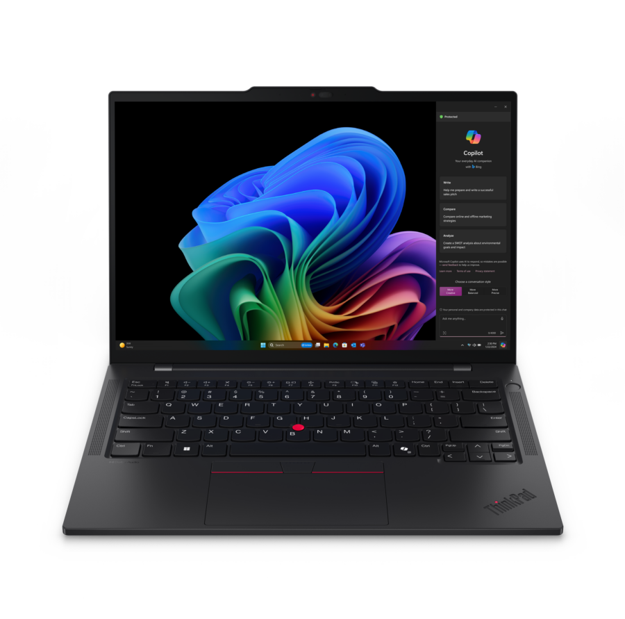 Yoga Slim 7x and ThinkPad T14s Gen 6 laptops are presented - new Copilot+ computers from Lenovo