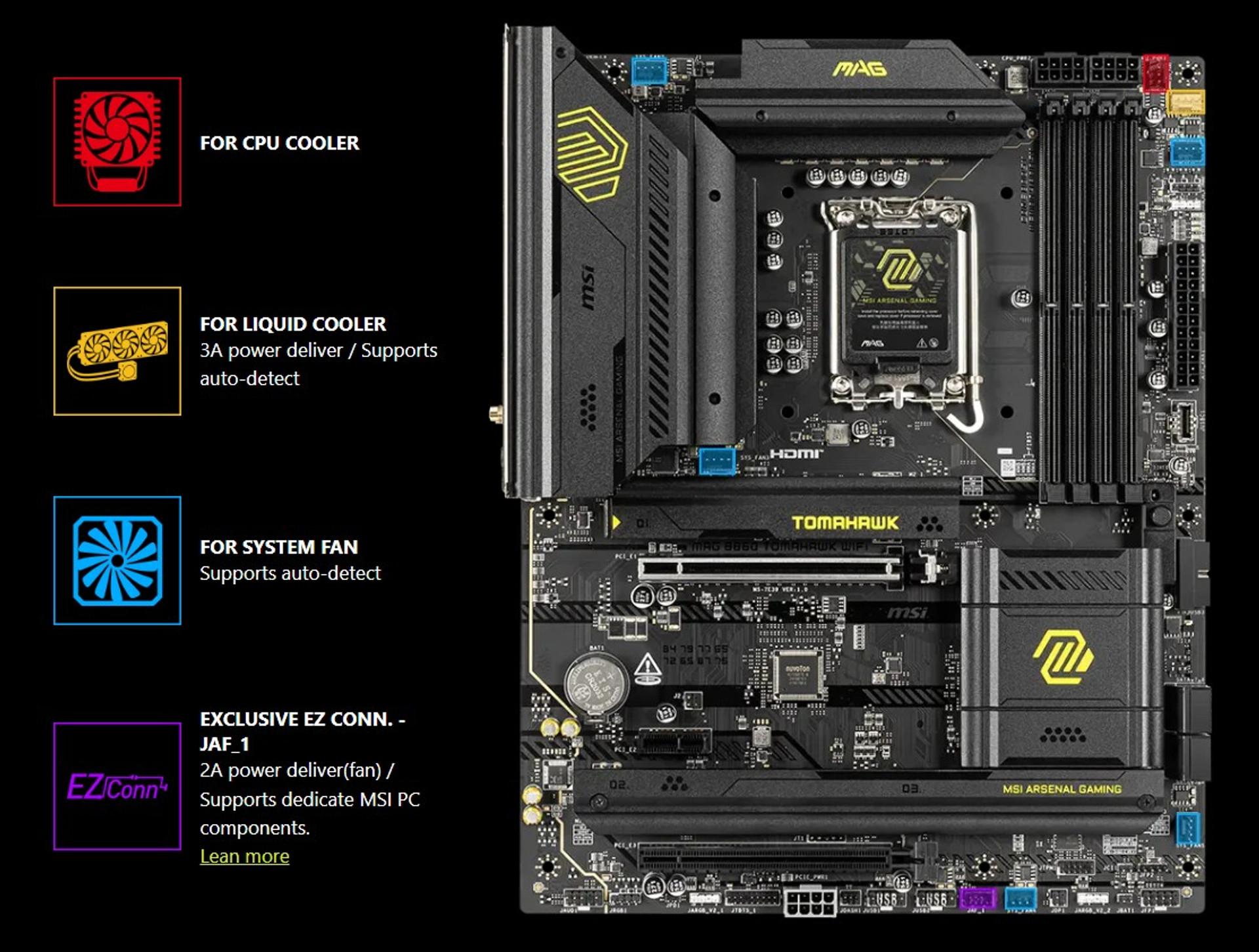 MSI MAG B860 Tomahawk WiFi Mag B860 Payment • MSI MAG B860 Tomahawk WiFi Mag B860 Payment •