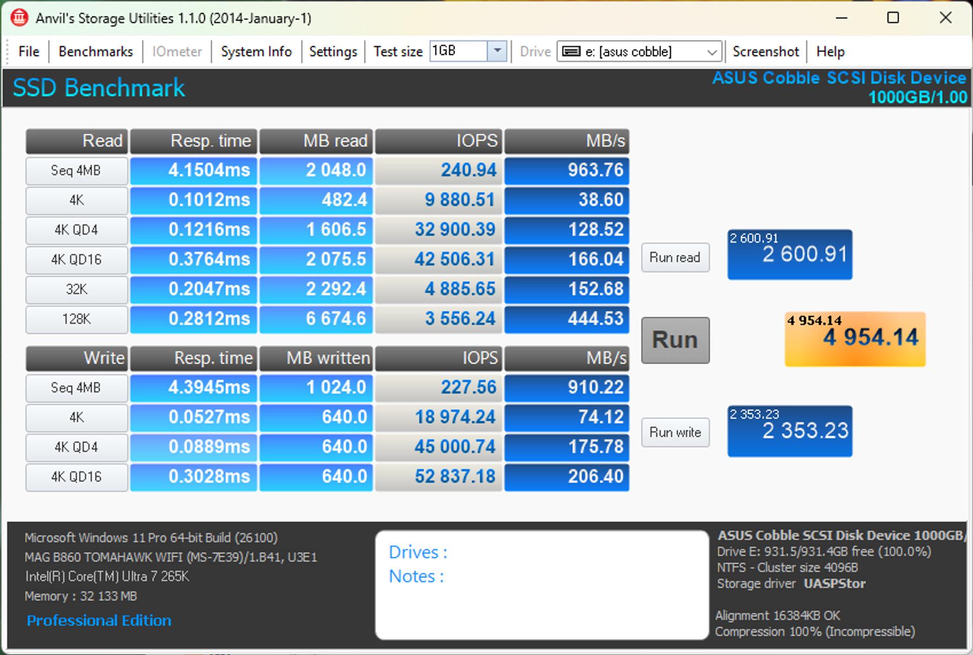 ASUS COBBLE SSD Down SSD: Detailed Review and Features • ASUS COBBLE SSD Down SSD: Detailed Review and Features •