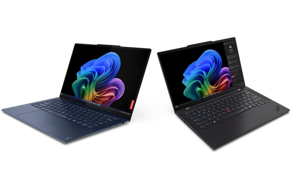 Yoga Slim 7x and ThinkPad T14s Gen 6 laptops are presented - new Copilot+ computers from Lenovo